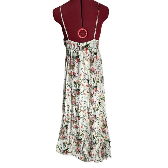 L’AGENCE Women’s Size Large Stefani Garden Floral V Neck Dress NEW - Picture 3 of 8